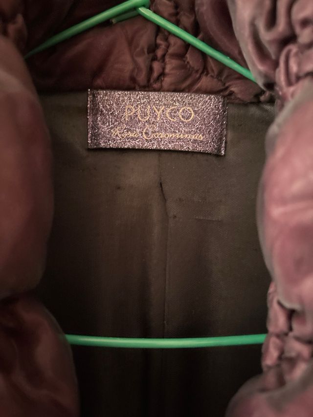 Chaquetón Puyco Talla L color burdeos