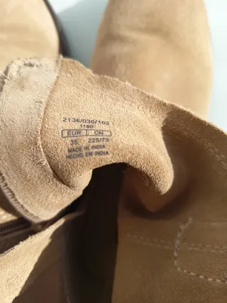 Botines camperos de piel o ante T35