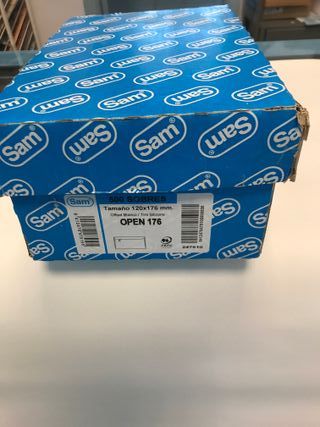Caja 500 Sobres Blancos Sam 120x176 mm