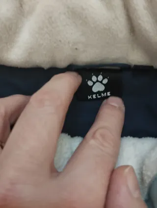 Abrigo Kelme Talla M Azul/Gris