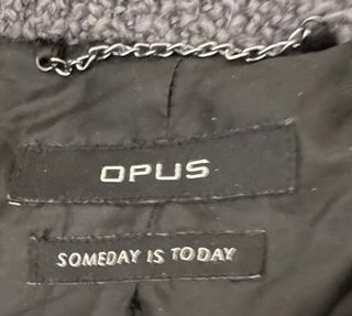 Abrigo Opus gris mujer