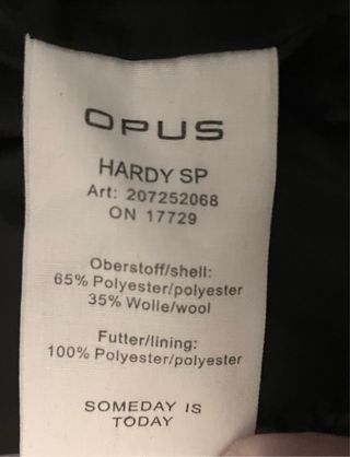 Abrigo Opus gris mujer