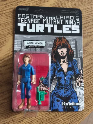 April O'Neil ReAction Super 7 TMNT Action Figure