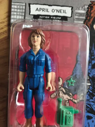April O'Neil ReAction Super 7 TMNT Action Figure