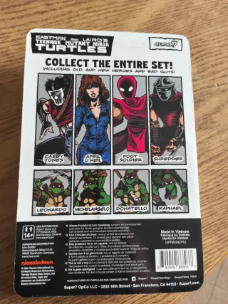 April O'Neil ReAction Super 7 TMNT Action Figure