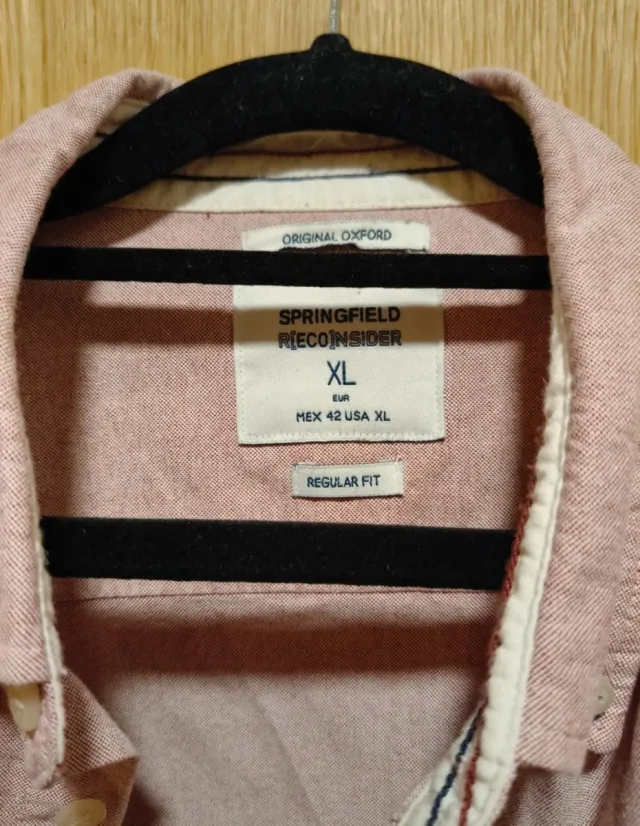 Camisa Springfield Rosa Talla XL