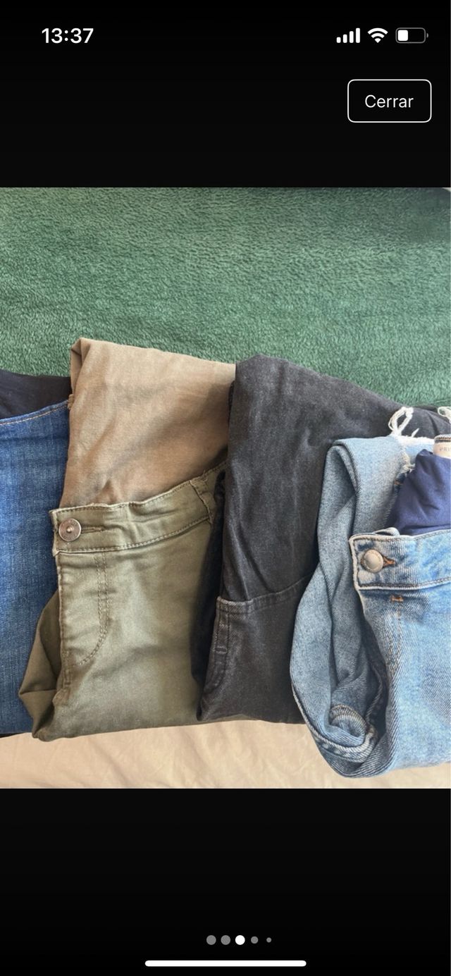 Pack 6 Pantalones Premamá Talla 44