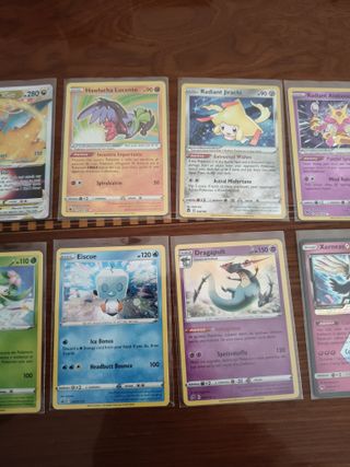 Lotto carte rare Pokemon V VSTAR Radiant v