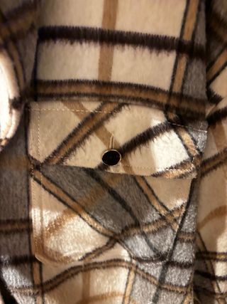 Chaqueta cuadros Zara Talla L