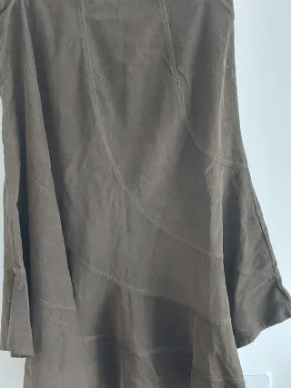 Falda de pana con lentejuelas