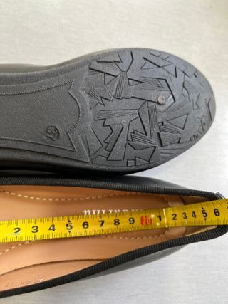 Zapatos Bailarinas Negros Talla 37-38