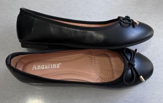 Zapatos Bailarinas Negros Talla 37-38