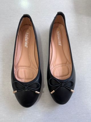 Zapatos Bailarinas Negros Talla 37-38