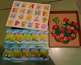 3 Puzzles Números y Animales