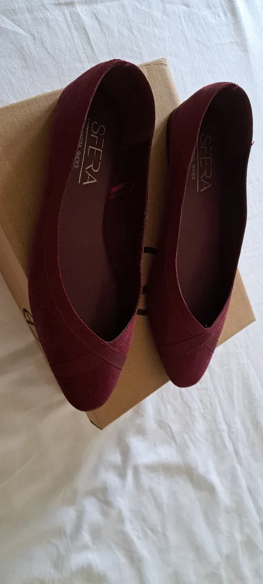 Manoletinas Burdeos, tipo ante