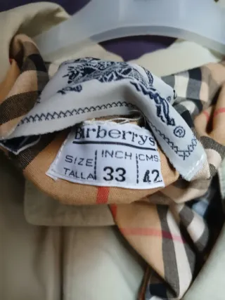 Gabardina Burberrys Clásica