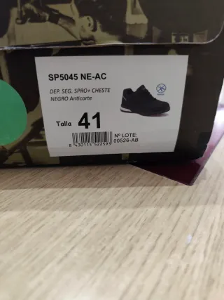 Calzado de seguridad Paredes