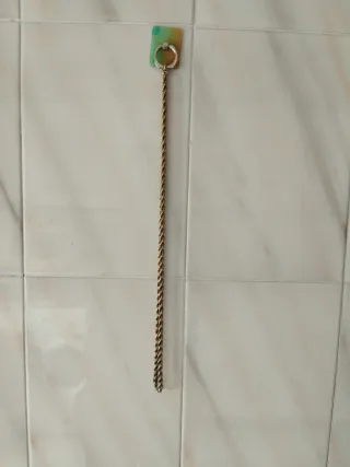 Cordón dorado trenzado