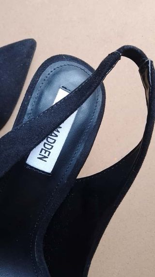 Tacchi neri Steve Madden punta slingback