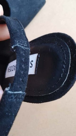 Tacchi neri Steve Madden punta slingback