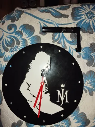 Reloj Michael Jackson Silueta Negra