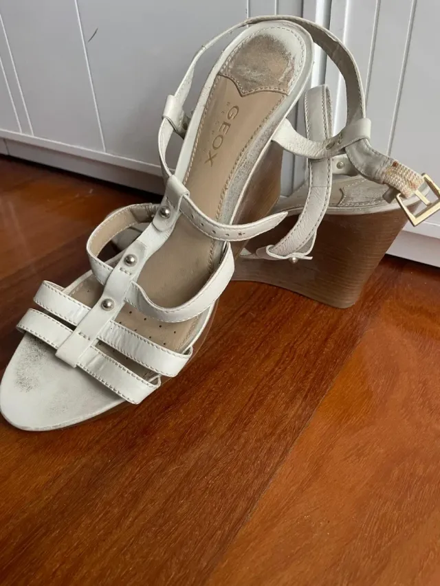 Sandalias Geox Blancas Talla 38