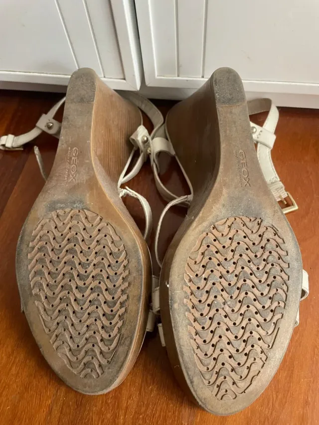 Sandalias Geox Blancas Talla 38