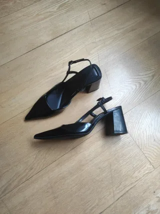 Zapatos de tacón negros mujer