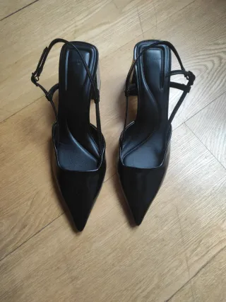 Zapatos de tacón negros mujer