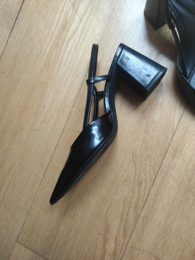 Zapatos de tacón negros mujer