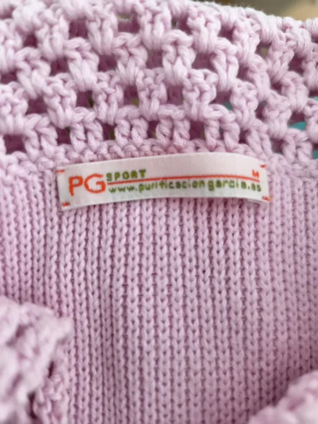 Cárdigan Purificación García Talla M Rosa