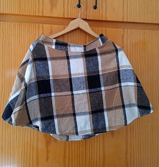 Falda escocesa cuadros talla única