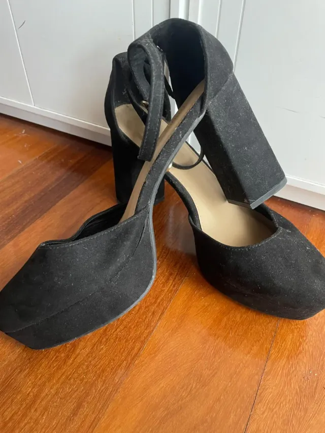 Zapatos Formula Joven Negros Talla 41