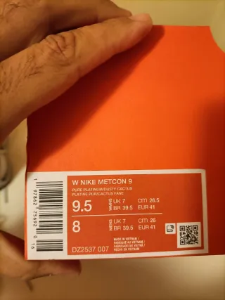 T41 Nike Metcon 9 azules