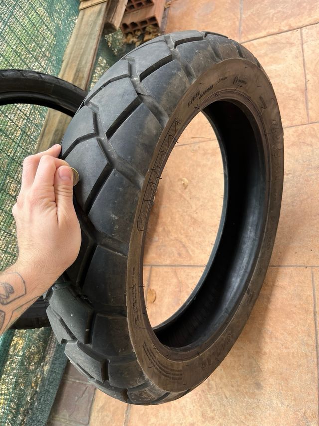 Ruedas mixtas moto 90 90 21 y 150 70 18