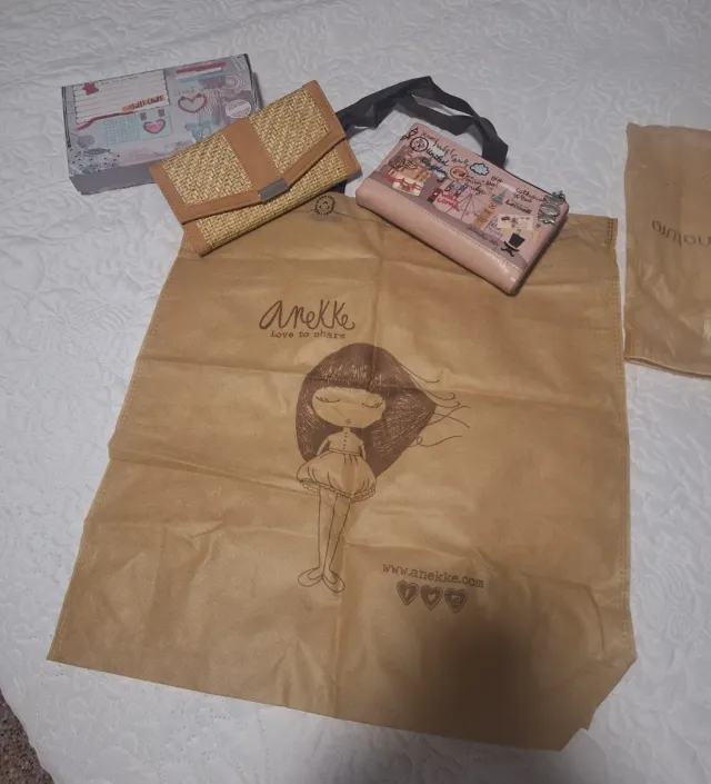 Lote Carteras y bolsa Anekke