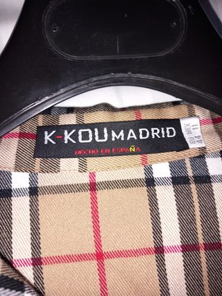 Vestido K-KOU cuadros talla única