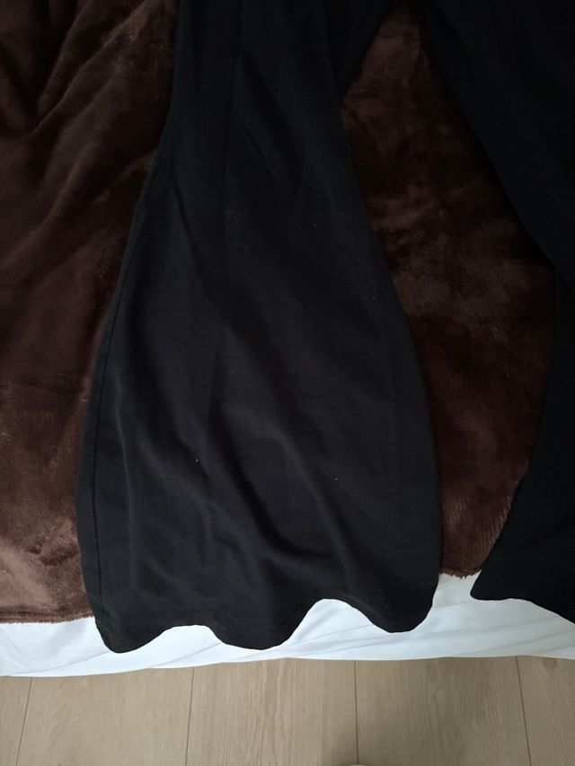 Pantalón campana negro