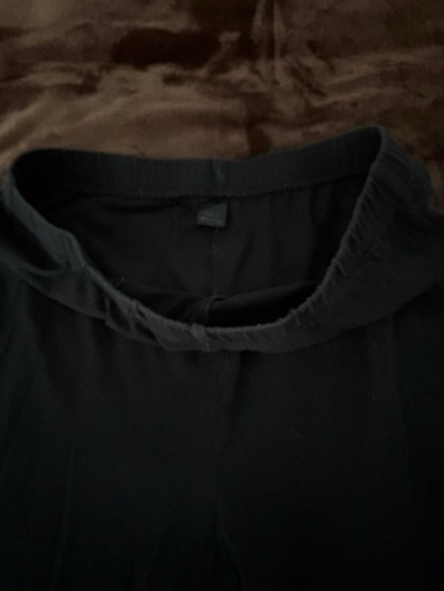 Pantalón campana negro