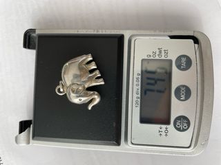 Ciondolo elefante argento 925