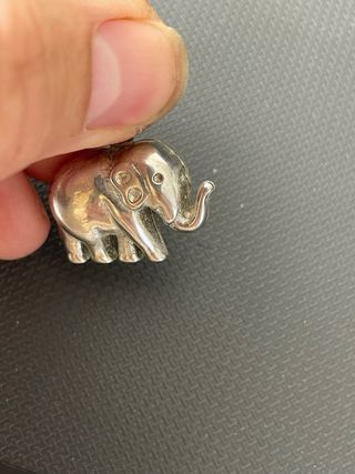 Ciondolo elefante argento 925