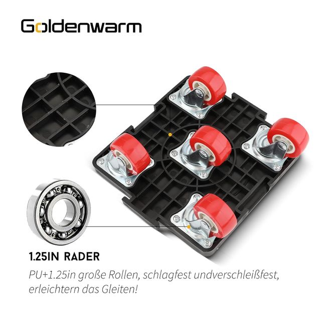 Kit Elevador Móveis Pesados Goldenwarm