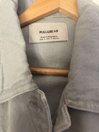 Chaqueta vaquera Pull&Bear azul