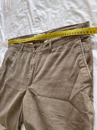 Pantalones pana marrones talla 48