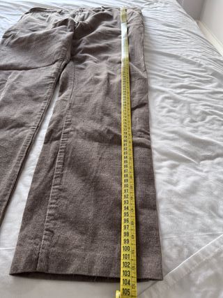Pantalones pana marrones talla 48