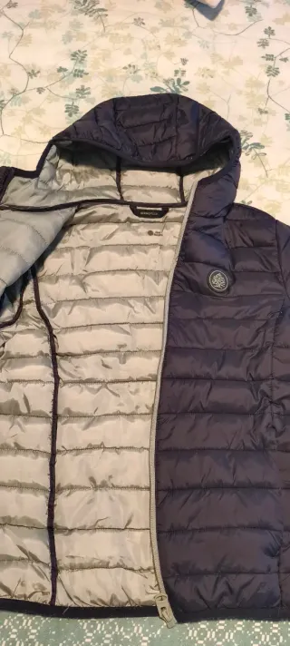 Abrigo Springfield niño azul talla 8-10