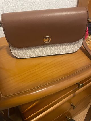 Bolso Michael Kors Marrón y Beige Nuevo