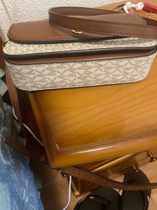 Bolso Michael Kors Marrón y Beige Nuevo