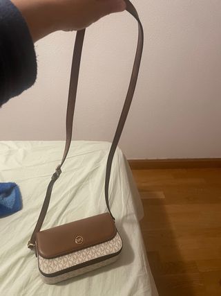 Bolso Michael Kors Marrón y Beige Nuevo