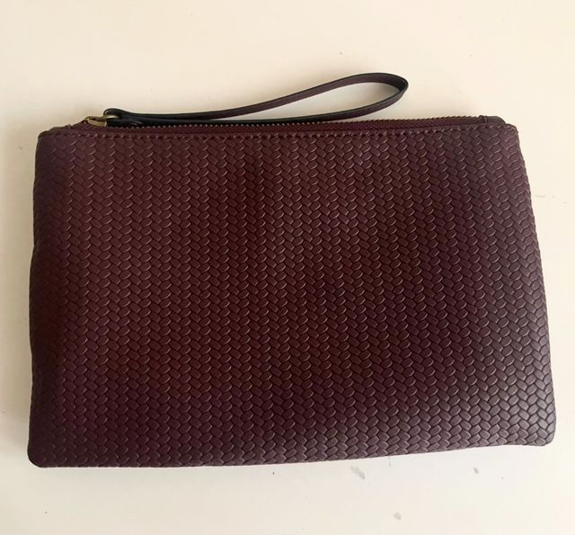 Bolso de fiesta burdeos